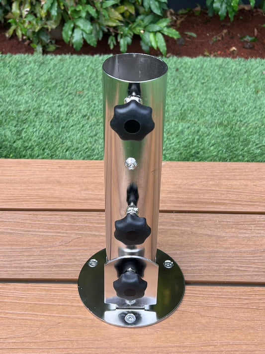 EzyHold Timber/Composite Circular Unit for Top Mount installation - 316 Stainless Steel