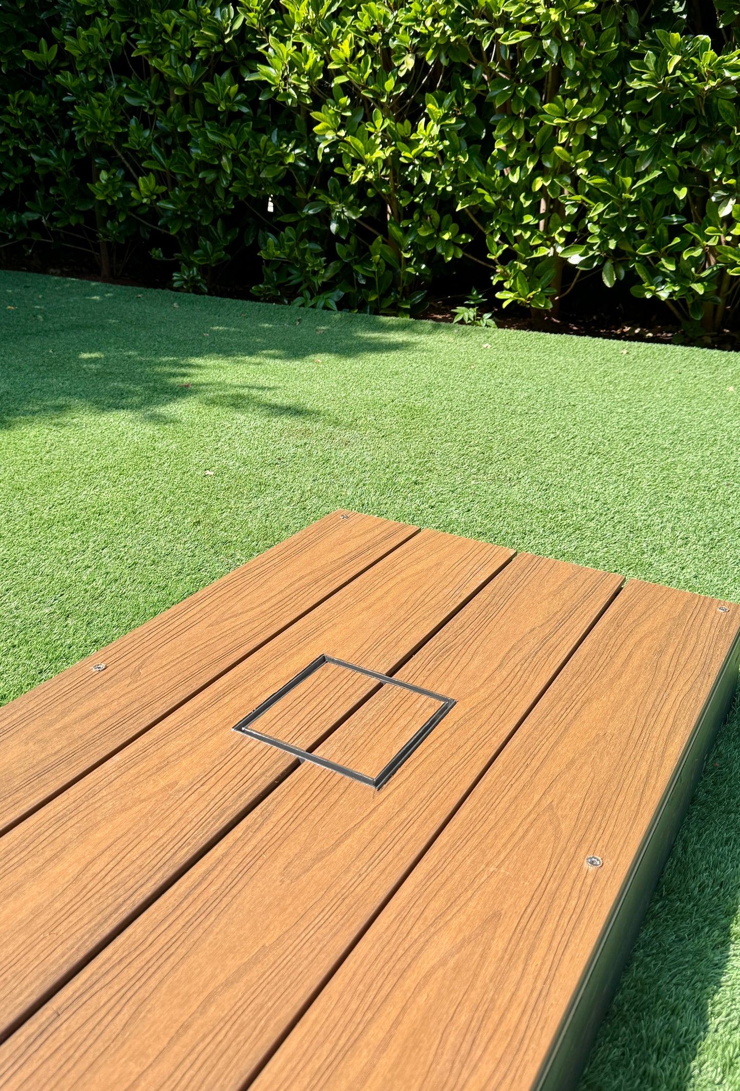 EzyHold Timber / Composite decking unit with Timber / Composite Insert - 316 Stainless Steel