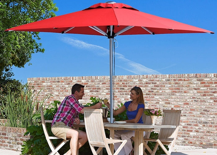 3m Aluminium Square Cafe & Resort Outdoor Umbrella