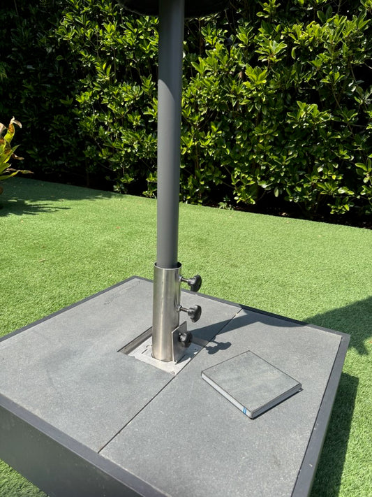 EzyHold  - The 'No Base' 316 Marine Grade Stainless Steel unit with Concrete / Tile insert